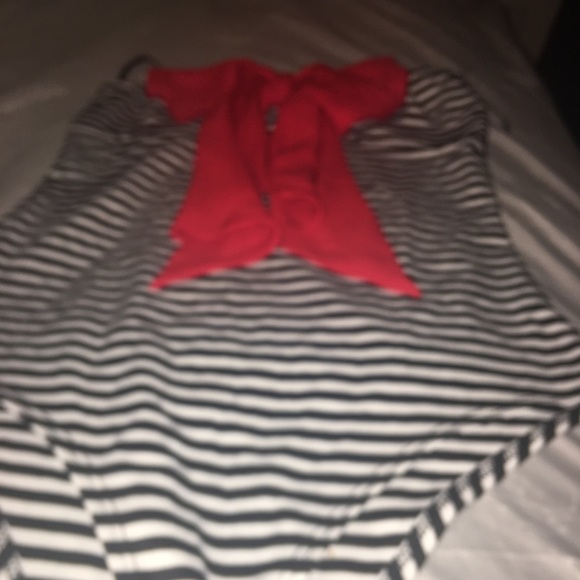 Strapless casual top - Picture 2 of 3